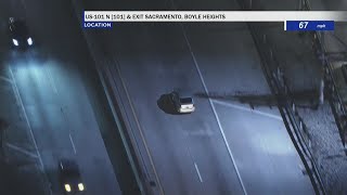 Driver leads officers on chase through LA County