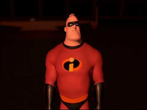 Mr. Incredible meets Syndrome scene Full HD 