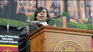 Philadelphia Mayor Cherelle L. Parker address the Alvernia Class of 2025