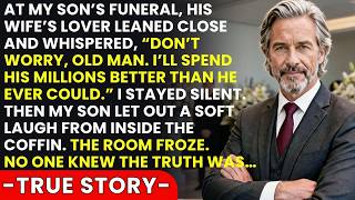 My Son Died Leaving Millions — At The Funeral, His Wife's Lover Spoke... Then He Laughed