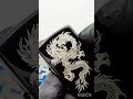 korek api zippo motif grafir logo dragon