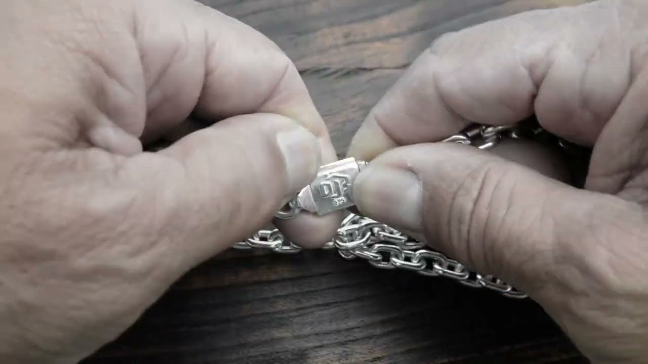 8mm Silver Anchor Chain | Unique Handcrafted High-Polish Chunky .925 Sterling Silver