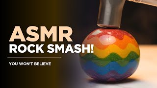 Hammer vs. Absurd Rocks 🔨 | Oddly Satisfying ASMR Destruction
