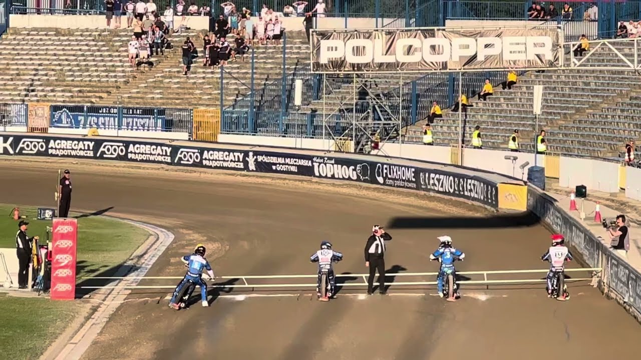 Bieg 13 🏍️ upadek Rew crash💥 Unia Leszno-Stal Rzeszów 