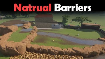 Building 101- Habitats: Natural Barriers | Planet Zoo