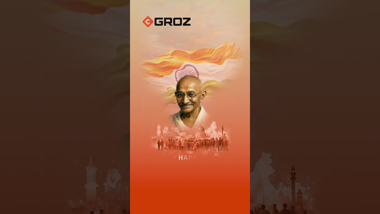 Happy Gandhi Jayanti to all from Groz