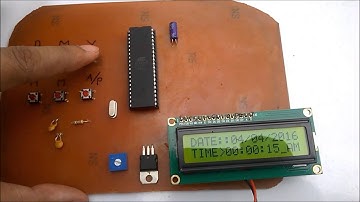 Digital clock using 8051 microcontroller | Part-1