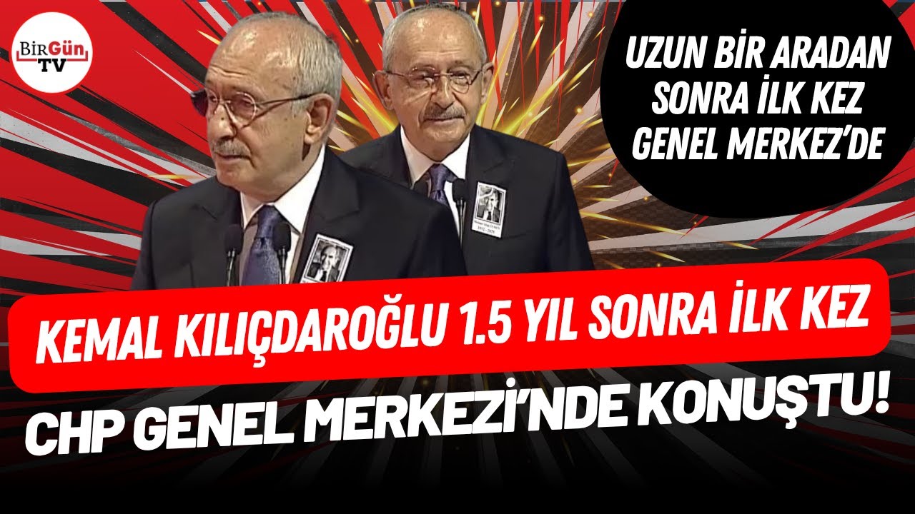 Kılıçdaroğlu 1.5 yıl aradan sonra ilk CHP Genel Merkezi'nde konuştu: Altan Öymen'e tarihi veda...
