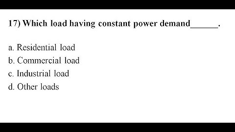 Power System Planning and Reliability MCQs Part-1 | PSPR MCQs Part-1