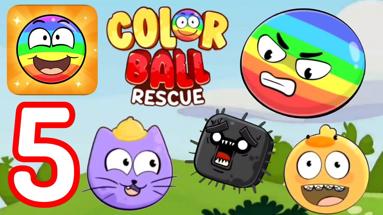 Color Ball Rescue-(Gameplay 5)-Todos Los Niveles -Juego Completo- - YouTube