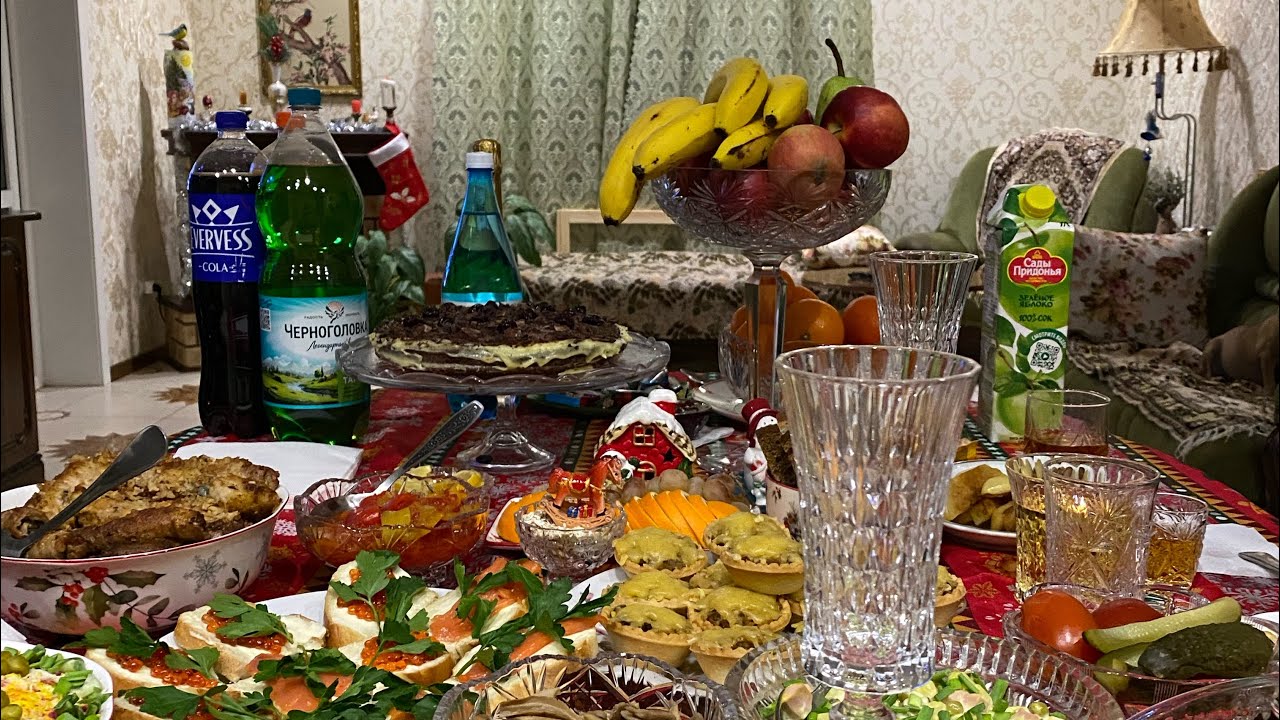 🌟Встречаем Новый 2026 год!🎄🎁🐎🐴🥳🎉 Новогодний стол, подарки, салюты🎇