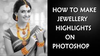 How to Make Gold Jewellery Highlight Effect  tutorial on photoshop for begners | Srinu photo editing screenshot 5
