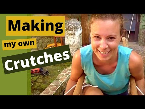 Making my own Crutches :'-D -"This is NOT a tutorial" - DIY