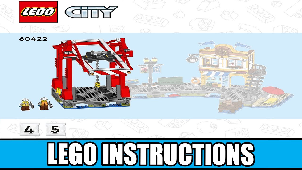 LEGO Instructions - City - 60422 - Harbour (Book 2) - YouTube