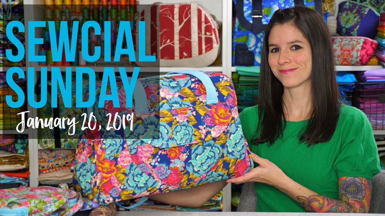 Sewcial Sunday - Demo How to Add a Wrist Strap to Any Bag