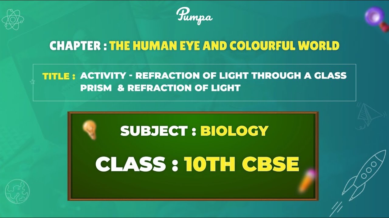 Activity - Refraction of Light Through a Glass Prism & Refraction of Light | Class 10 | CBSE