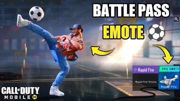 *NEW* Codm Battle Pass Emote Rapid Fire Season 10 World Class