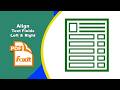 How to Adjust Fillable Text Boxes Left & Right Alignment in Fillable PDFs in Foxit PDF Editor