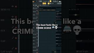 This beat feels like a CRIME SCENE 🚔💀 Nardo Wick?? #shorts #flstudio #producer