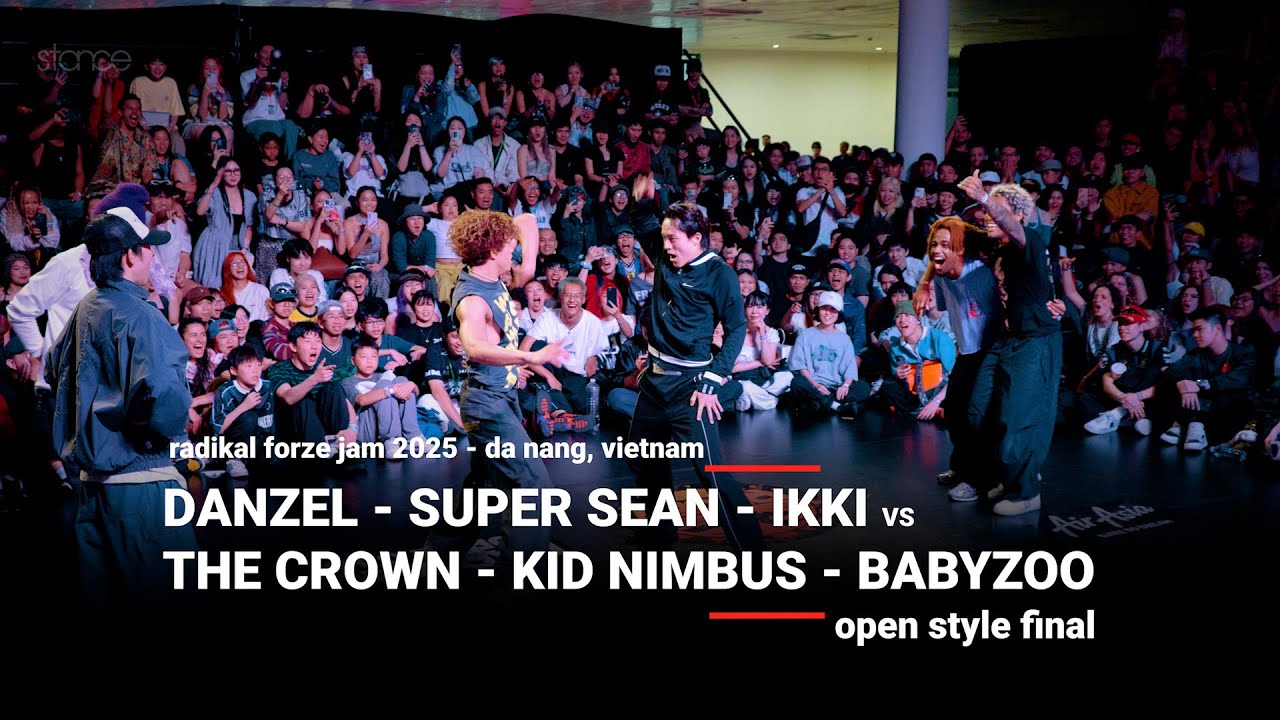 Danzel, Sean, Ikki vs The Crown, Kid Nimbus, BabyZoo [open styles final] 👟 // stance x RF JAM 2025