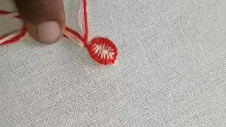 Stitching Needle Gives Miracle Output,Flower Stitching Tutorial Using 2 Threads