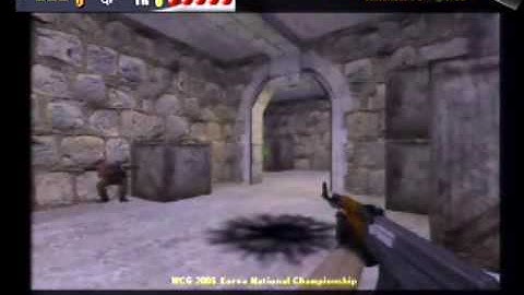 WCG 2005 KOREA NF- CS Round8 2Match: quakeForever vs MaveNCrew