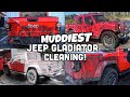 Deep Cleaning The MUDDIEST Jeep Gladiator Ever | Insane Satisfying Disaster Detailing Transformation