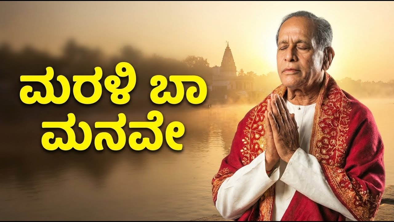 ಮನಸ್ಸಿಗೆ ನೆಮ್ಮದಿ ನೀಡುವ ಹಾಡು | Marali Baa Manave | New Dasara Pada (Bhimsen Joshi Style)