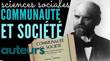 Quelle est la différence entre communauté et société ?