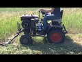 Мототрактор покос травы Костер