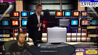 troydan loses 15k on deal or no deal and rages