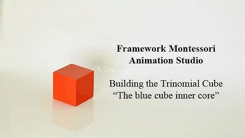 Framework Montessori - The Trinomial Cube