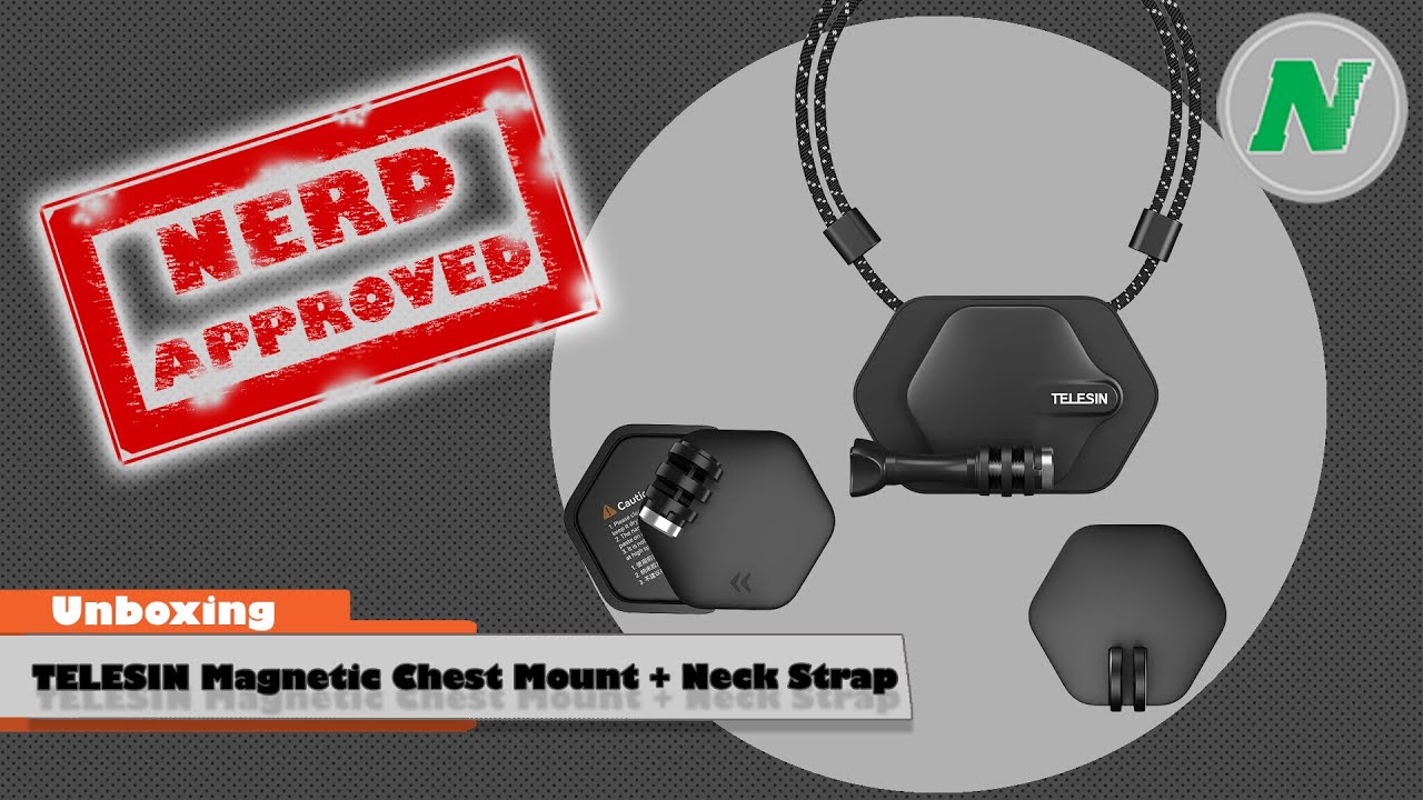 Unboxing The TELESPIN Magnetic Chest Mount & Neck Strap