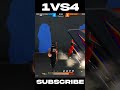 impossible 1 vs 4 #shorts #viral #video #freefire