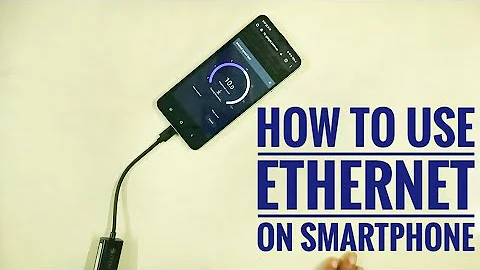 How To Connect Ethernet cable to Phone   Ethernet Lan for Smartphone