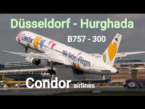 Condor airlines, Düsseldorf [DUS] - Hurghada [HRG] Boeing 757-300