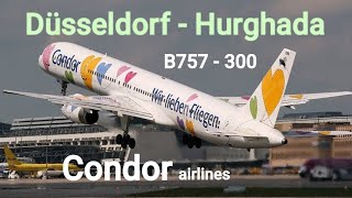 Condor airlines, Düsseldorf [DUS] - Hurghada [HRG] Boeing 757-300