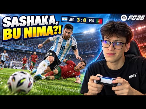 Judayam Qattu O’yin Bo’ldi Sashaka Bilan🔥😱‼️| FC26