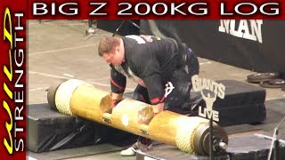 Zydrunas Savickas 200kg Log Lift [World Log Lift Championship 2018]