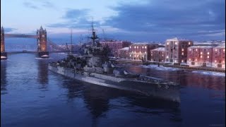 World of Warships: Legends London port theme