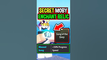 SECRET MOBY WHALE ENCHANT RELIC in Roblox Fisch..