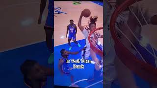In Your Face Dunk by Castle#nbahighlights #spurs
