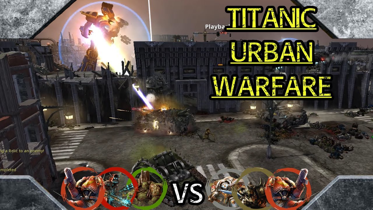 Dawn of War DE Unification: 3 vs 3 Adeptus Mechanicus, Death Guard, Space Marines vs Orks, SM, DH