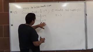 BMCC MAT51 Midterm Practice Exam Problem 47