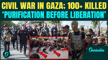 Civil War Erupts in Gaza: Streets Turn Bloody -100+ Killed in Hamas vs Rival Clans| Failed Ceasefire