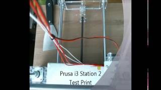 Prusa i3 Station 2 Test Print (Time Lapse)