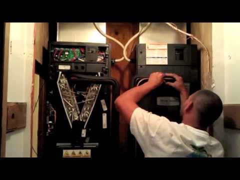 American Standard / Trane GAM5 Air Handler Installation by ... 5 wire thermostat wiring 