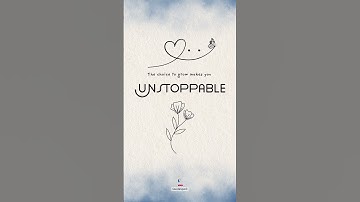 The Choice to Grow Makes You Unstoppable #shortfeed #quotes #positivity #motivation #successmind