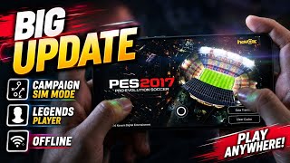 Release Big Update PES 2017 Mobile Offline | New Campaign Sim Mode screenshot 3