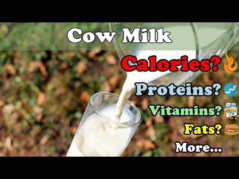 COW MILK - Calories, Proteins, Vitamins, Fat, Minerals [ANALYSIS] #3